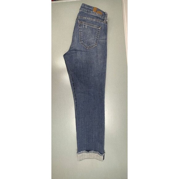 Kut From The Kloth  Asher Ankle Straight Leg Women’s Blue Jean's Mid-Rise Size 8 - Picture 13 of 16